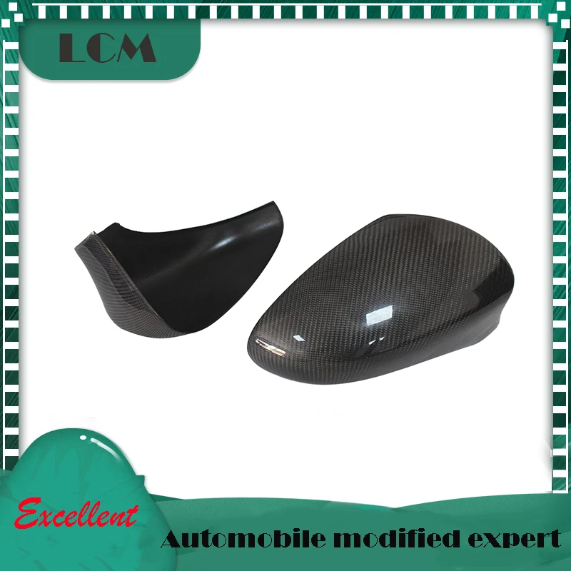 Add On/Replacement Style Real Carbon Fiber Car Side Rearview Mirror Cover For Lexus ES IS LS CT GS RC/RCF 2013-2018 LHD/RHD