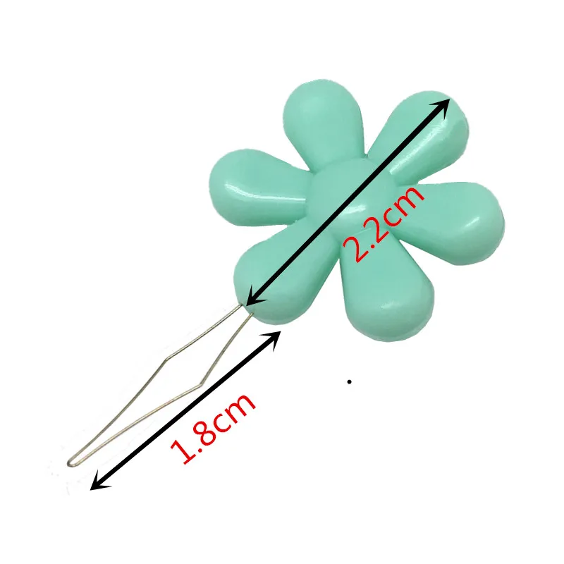 10/20Pcs Random Color Easy Sewing Needle Device Threader Thread Guide Tool Garment Sewing Needlework Flower Shape Threader