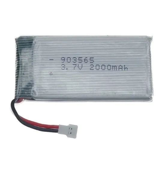 2pcs/lot 903465 903565 3.7v 2000mah polymer lithium battery li-polymer battery for drone aircraft toy plane