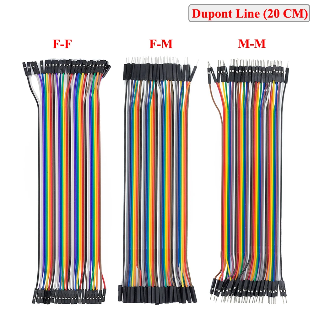 Dupont-Arduino用ケーブル,長さ10cm/20cm/30cm,オスからオス,メス,DIYキット