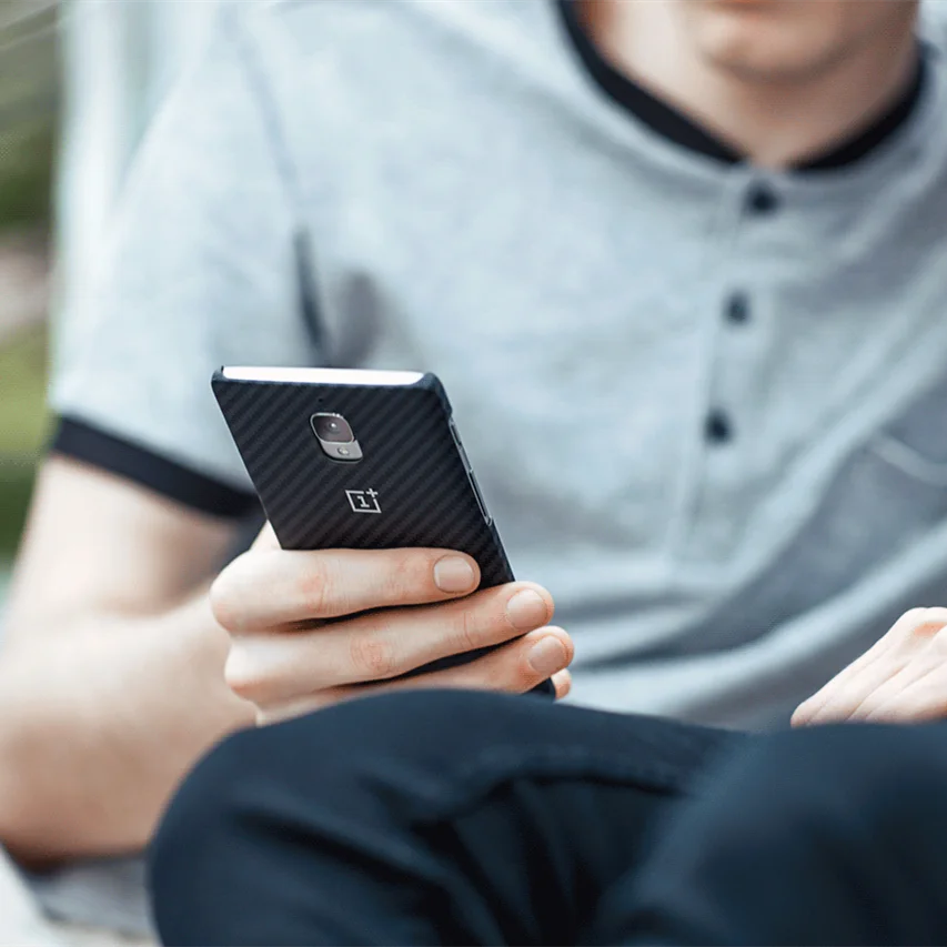 100% Official Original Oneplus 3/3T Back Case Sandstone /Karbon/ Ultra Slim Matte Cover