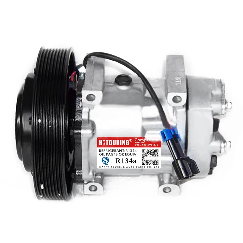 Sanden 7H15 7S15 709 SD709 SD7H15 AC Compressor for Volvo Truck 24V 20587125 85000458 8500458 84094705 SANDEN 4324 4326 4134