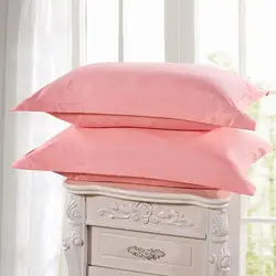 2 Piece Pillow Case Cover Jade Color Brief Style 100% Polyester Pillowcases Bedroom Use Pillow Cases 48cm*74cm