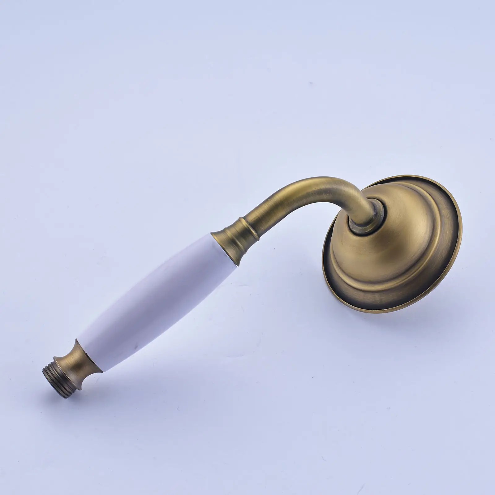 Antique Brass Telephone Style Bathroom Handheld Shower Head Water Saving Shower Head 1.5M shower hose Hand Shower Holder