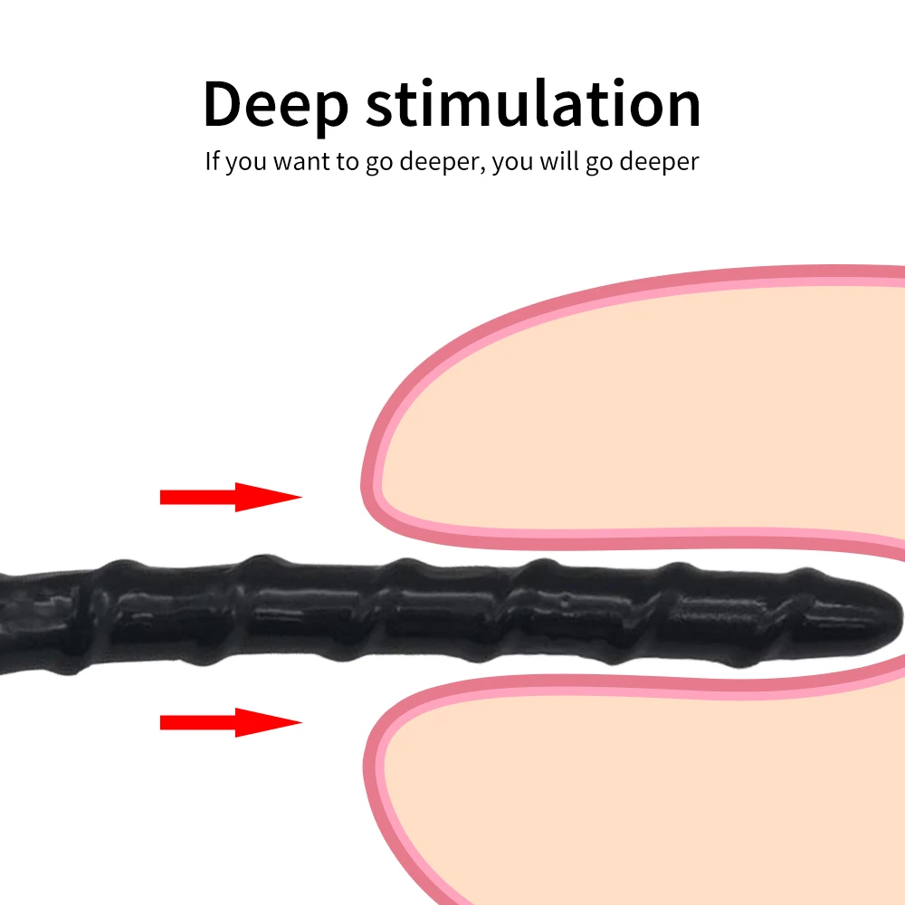 XL Super Long Dildo Vagina Plug Long Anal Dildo Butt Plug Erotic Adult Sex Toy For Women Men Anus Dilator Anal Plug Expander