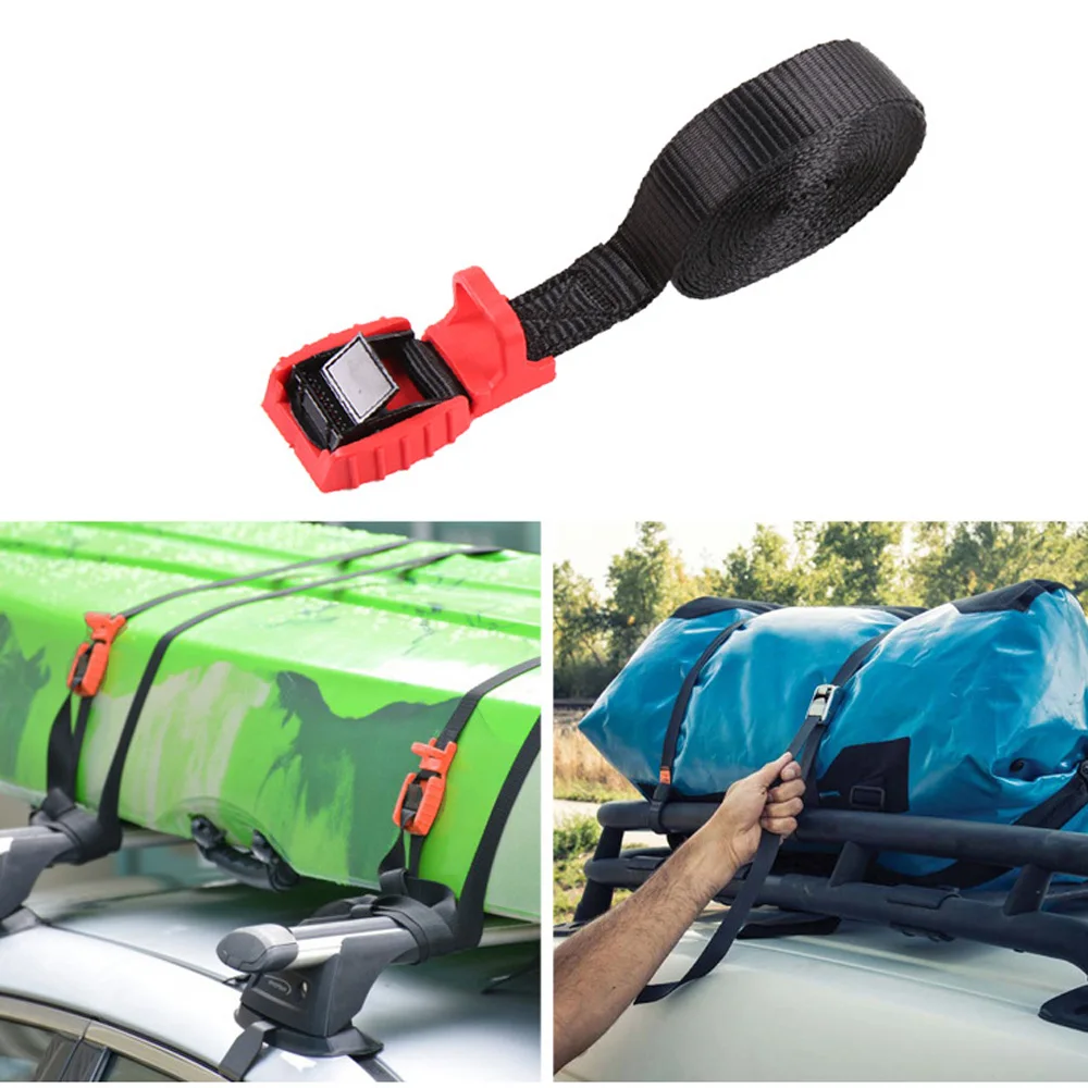 4.5M Surfboard Kayak Roof Rack Tie Down Straps Universal Luggages Lash Securing Strap  with Metal Cam Buckle 500KG