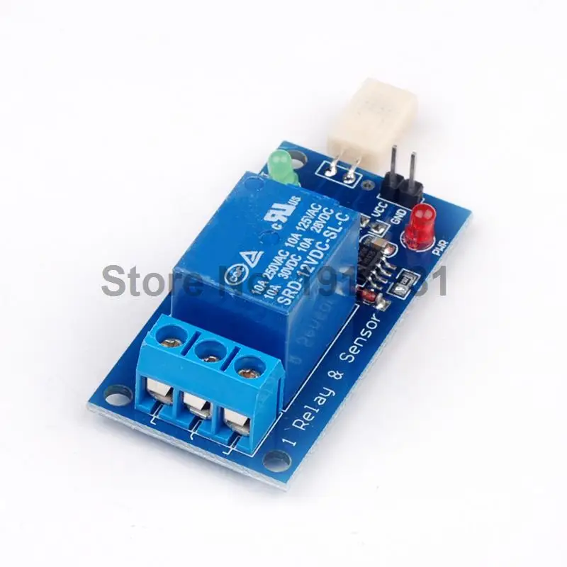 Módulo branco do interruptor da umidade do módulo do relé da cabeça 12v do sensor