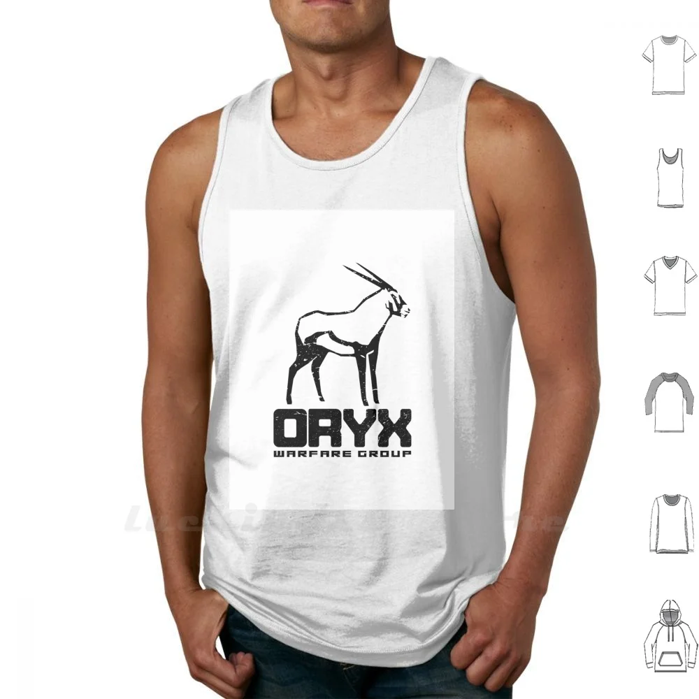 Oryx Warfare Group Dark Tank Top Vest Sleeveless Men Women Cotton Oryx Elysium Matt Damon Sharlto Copley Kruger Scifi Future