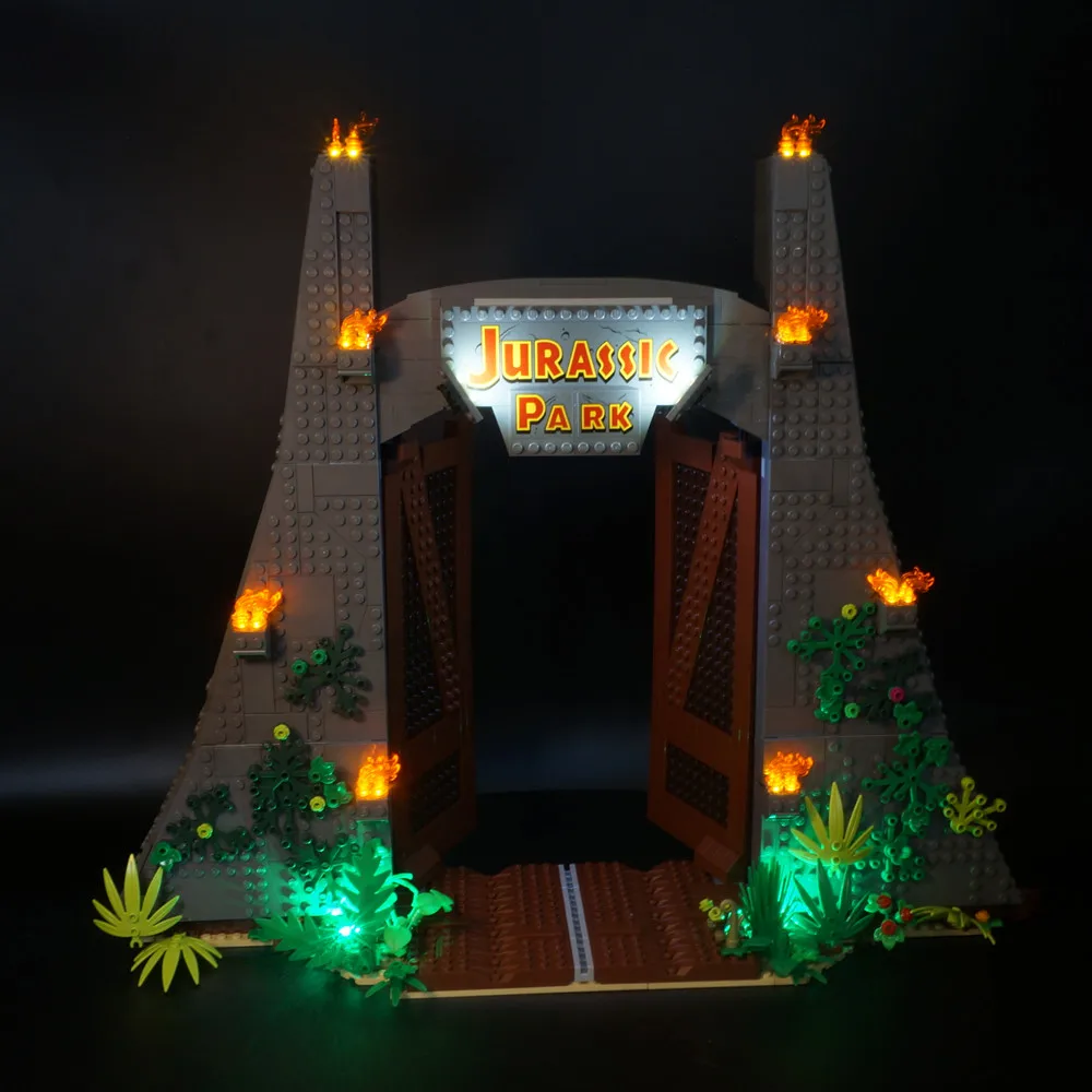 Kyglaring LED Light Kit For 75936 Jurassic World T. rex Rampage (only light included) dinosaur park