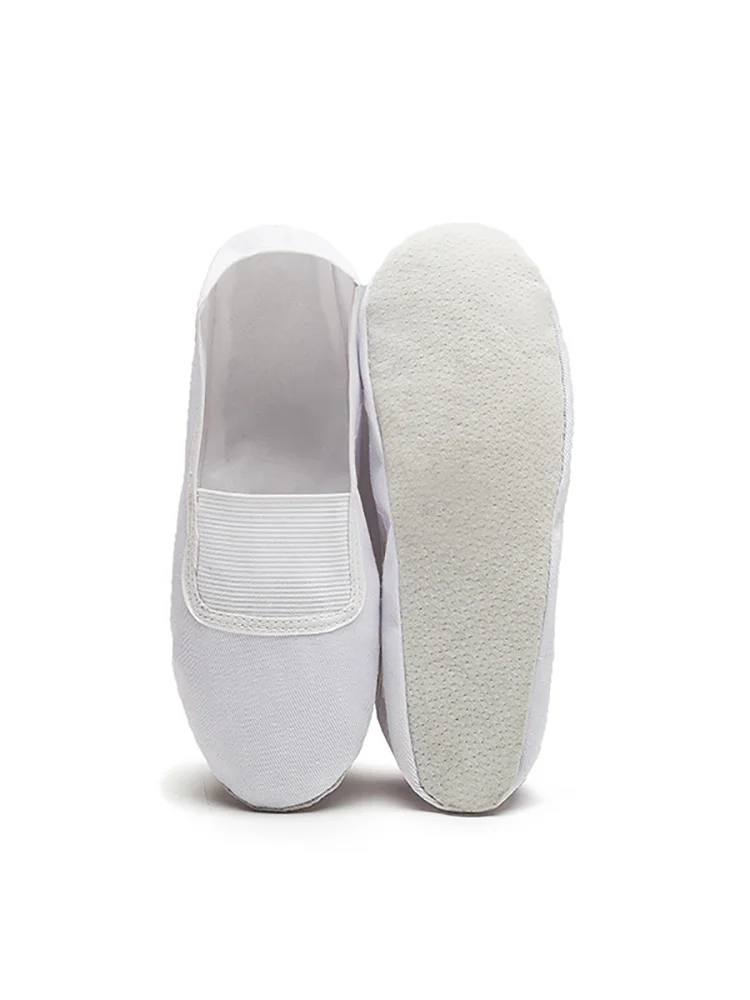 USHINE-Zapatillas de tela con suela de cuero EU22-45 para hombre y mujer, zapatos de Ballet, Yoga, Ejercicio en interiores