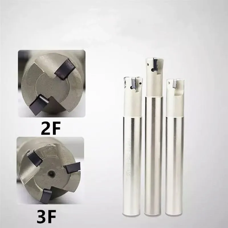 HSS CNC milling cutter bar EXN03R plane milling machine alloy cutter bar + 10PCS LNMU0303ZER ultra-high feed lathe tool EXN03