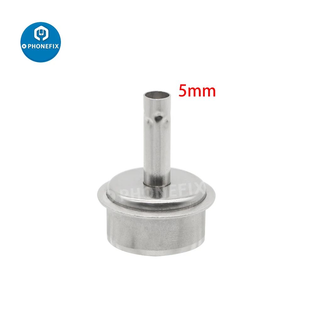 Quick 861DW Hot Air Rework Station Spiral Resisting Nozzles 5/8/10mm Straight Nozzle Sleeve QUICK 861DW Hot Air Gun Nozzles