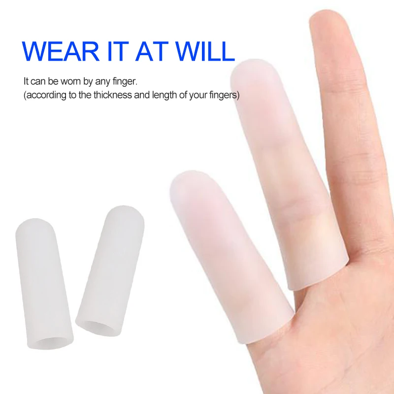 6pcs Breathable Finger Cover Hands Protection Of Corn Nail Losing Finger Protector Moisturizing Fingers Toe Skin Care Sleeves