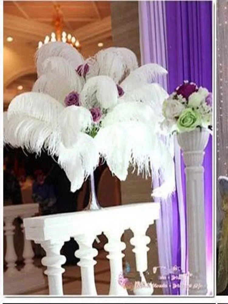 New Arrival 45-50cm/18-20 inches Ostrich Feather Plume DIY Craft For Christmas Wedding Party Table Decoration AA Grade