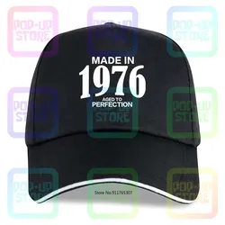 Made In 1976 Aged To Perfection 41St Birthday Present Mans Cotton Truck Driver caps Baseball Cap For Men&Women