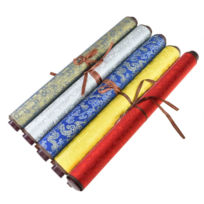 Ornate Classic Reusable Chinese Calligraphy Brush Water Writing Magic Cloth QX2B