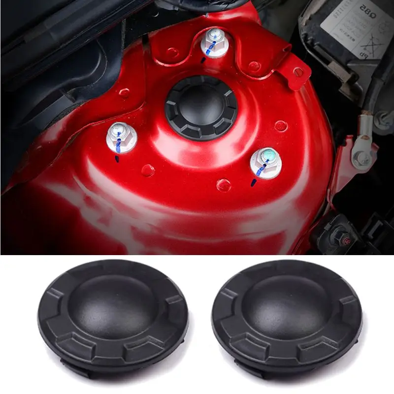 2Pcs Car Shock Absorber Trim Protection Cover Waterproof Dustproof Cap for Mazda 3 CX-5 CX-4 CX-8 Accessories