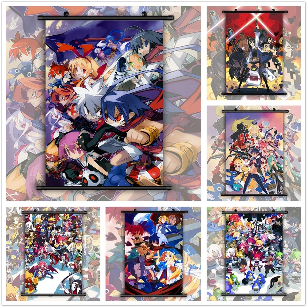 Full Square Diamond Painting Makai Senki Disgaea Anime Cross Stitch Kits Diamond Mosaic Christmas Gift Embroidery Home Decor