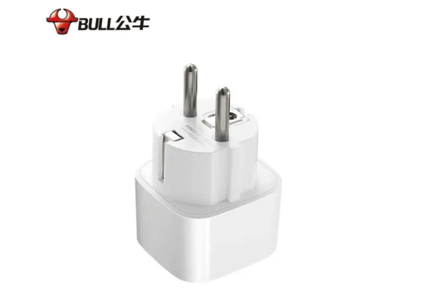 BULL GN-901G розетка европейского типа, адаптер переменного тока, вилка для ЕС, Европы, Германии, стандарта, России, Испании, конверсионная вилка