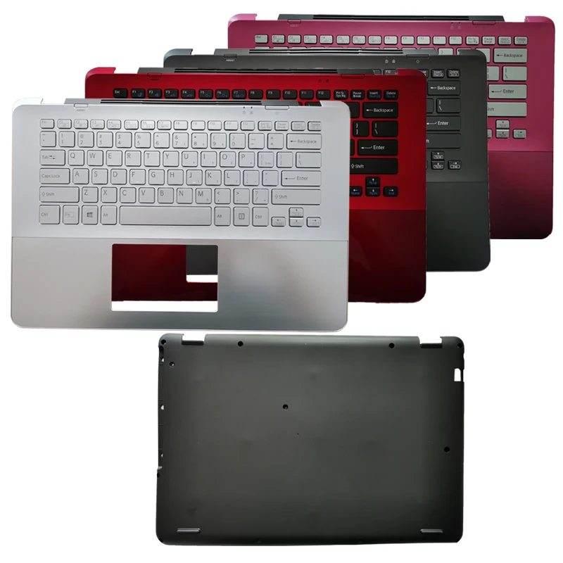 For SONY Vaio SVF14A SVF14A15CXB SVF14A16CXB SVF14A17CXB SVF14A1A1J SVF14A18SCP SVF14A1C5E US keyboard with palmrest/Bottom case