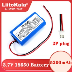 3.7V 18650 bateria litowa 1S 3000mAh 5200mAh wędkarstwo LED Light głośnik Bluetooth 4.2V awaryjne DIY baterie z PCB