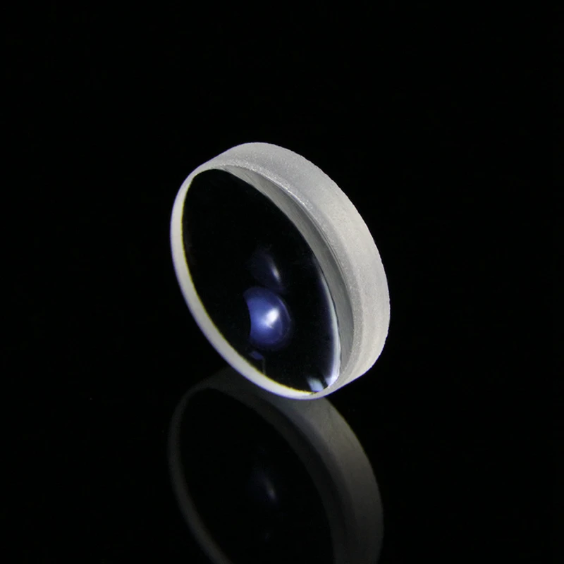 8 mm high quality customizable Aspheric collimating glass lens with  edge thickness of 1.64 mm for sale