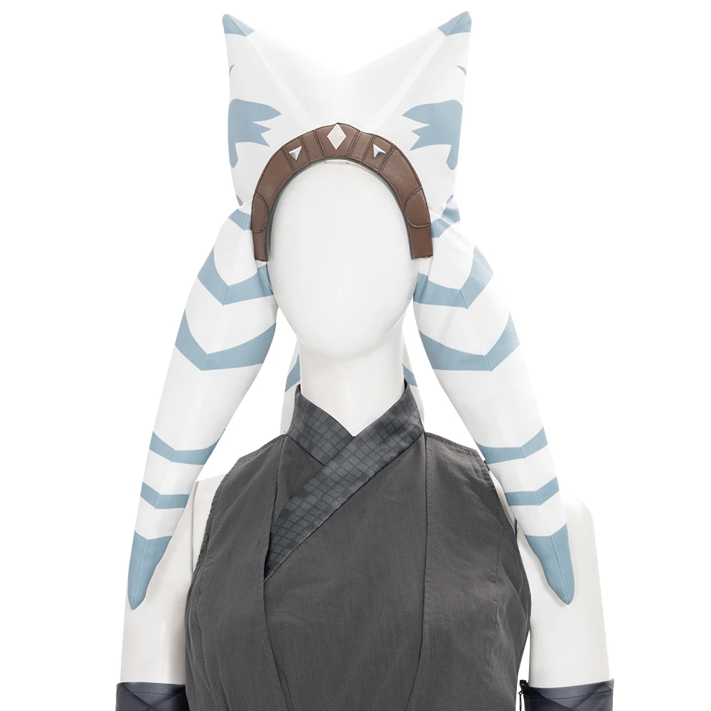 Ahsoka Tano Cosplay Costume Outfit Halloween Woman Suit Custom Made Free Shipping Cloak