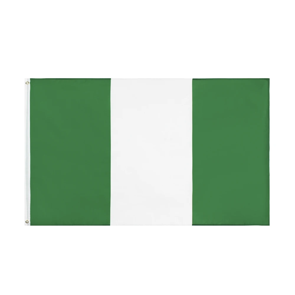 johnin 90x150cm green white  NGA NG Nigeria flag