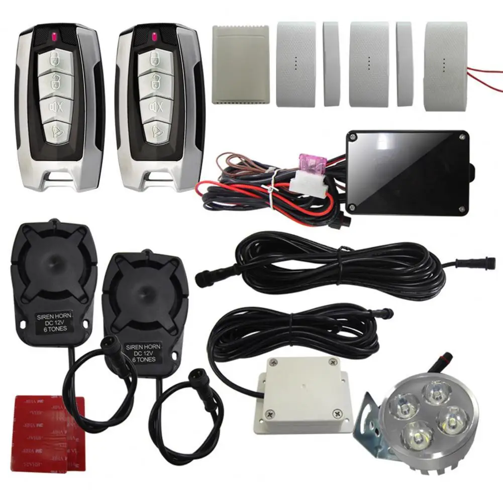 

M812-8171 Oil Tank Alarm System Anti-theft Infrared Radar Vibrator 12V-24V Spotlights Fuel Alarm System for Trucks