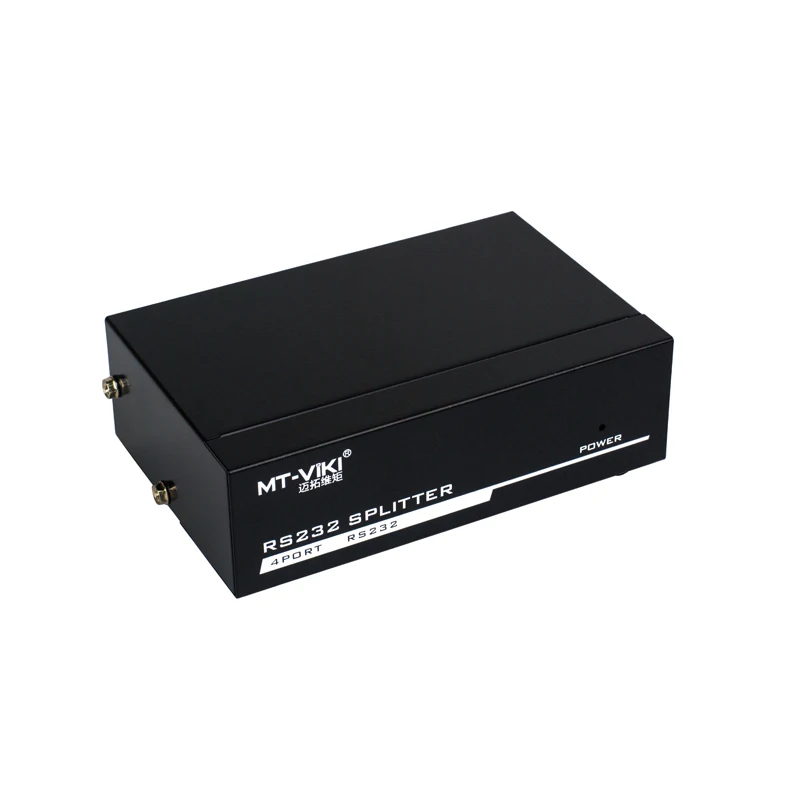 MT-VIKI RS232 Splitter 4 Ports DB9 Serial Splitter 1 in 4 out Support Bidirectional Transmission Serial adapter MT-RS104