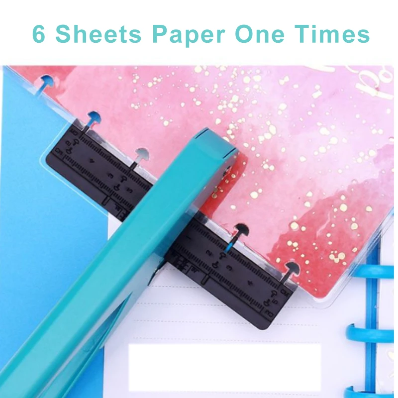 Handleiding Metalen Puncher Paddestoel Perforator Voor Ronde Bindmiddel Notepad (Enkel Gat)