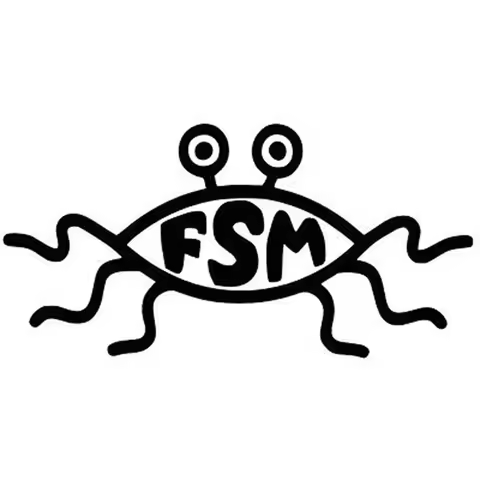 Funny FSM Flying Spaghetti Monster Car Sticker Automobiles Motorcycles Exterior Accessories Vinyl Decals