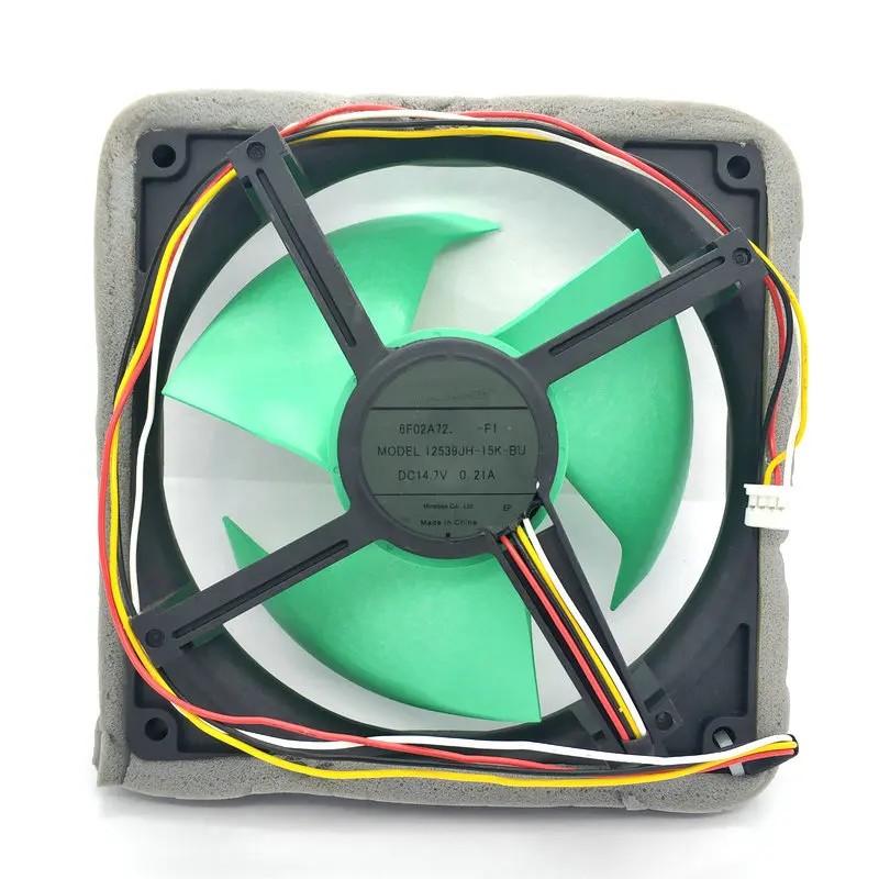 

Новый оригинальный охлаждающий вентилятор 12539JH-15K-BU DC14.7V 0.21A 4 линии для холодильника
