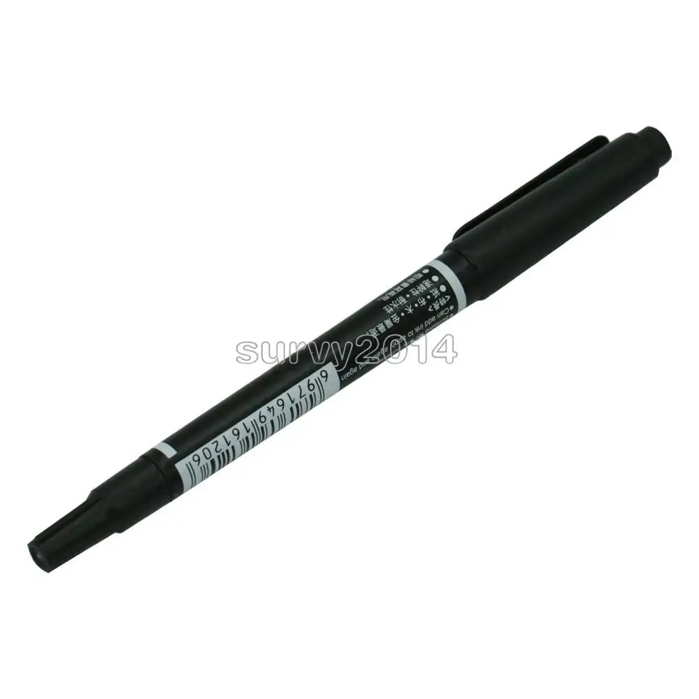 Black CCL Anti-etching PCB Circuit Board Ink Marker Double Pen For DIY PCB Repair CCL Printed Circuit Diagram For Arduino