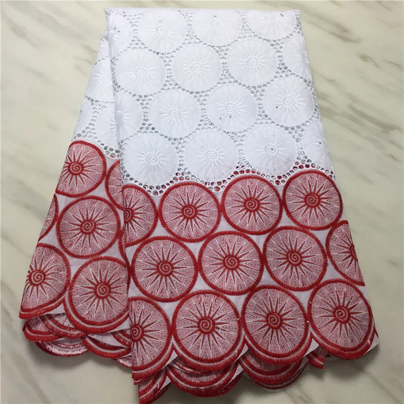 

High Quality Nigerian Swiss Voile Lace In Switzerland Double-color Mesh Tulle Net African Cotton Lace Fabric For Sewing KPL20129