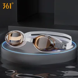 Ot-gafas de natación impermeables de silicona profesional para hombres y mujeres, gafas de natación UV antiniebla con tapón para los oídos, gafas para deportes acuáticos