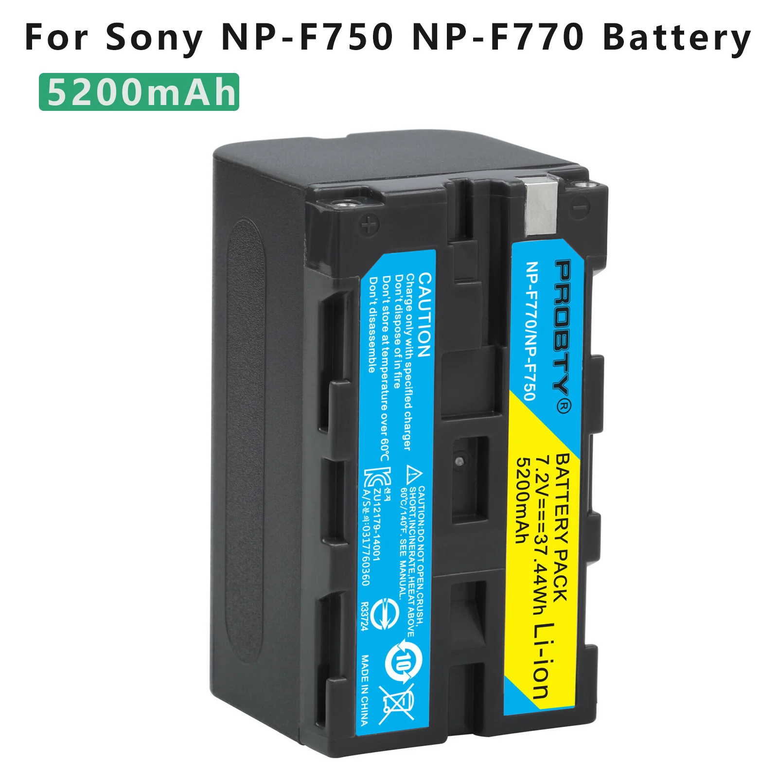 3200mAh/5200mAh/7800mAh NP-F550 NP-F770 NP-F970 NPF960 NPF970 bateria do Sony PLM-100 CCD-TRV35 MVC-FD91 MC1500C