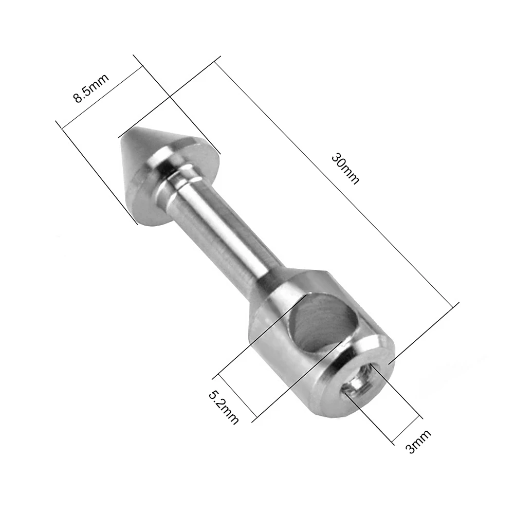 6 قطعة 316 الفولاذ المقاوم للصدأ عظم الترقوة Spearfishing Speargun العصابات دائم Spearfishing عظم الترقوة ملحقات صيد سمك