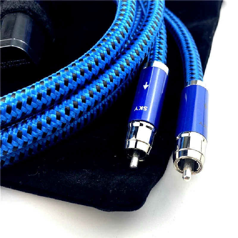 Imagem -04 - Hi-end Rca Interconnect Audio Cables 72v Dbs Pair Par Barato