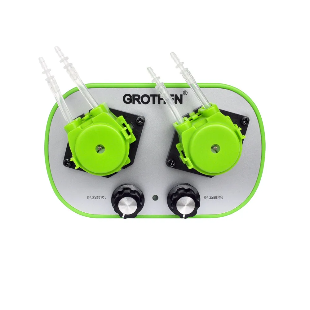 Small Intelligent Peristaltic Pump Dosing Pump  Flow Adjustable, Easy Use  GROTHEN 8ml/min to 240 ml/min G628-2