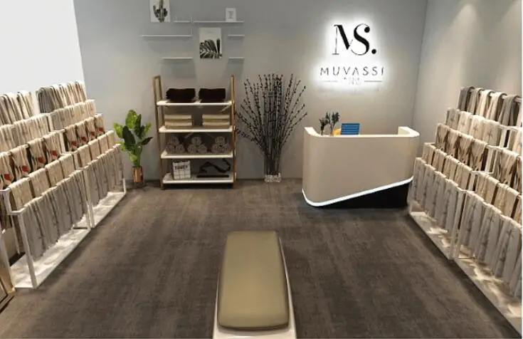 Kleding Winkel Sjaal Display Rack Opknoping Handdoek Badhanddoek Ijzer Plank Vloer Zijden Sjaal Rek Doek Sjaal Display Rack