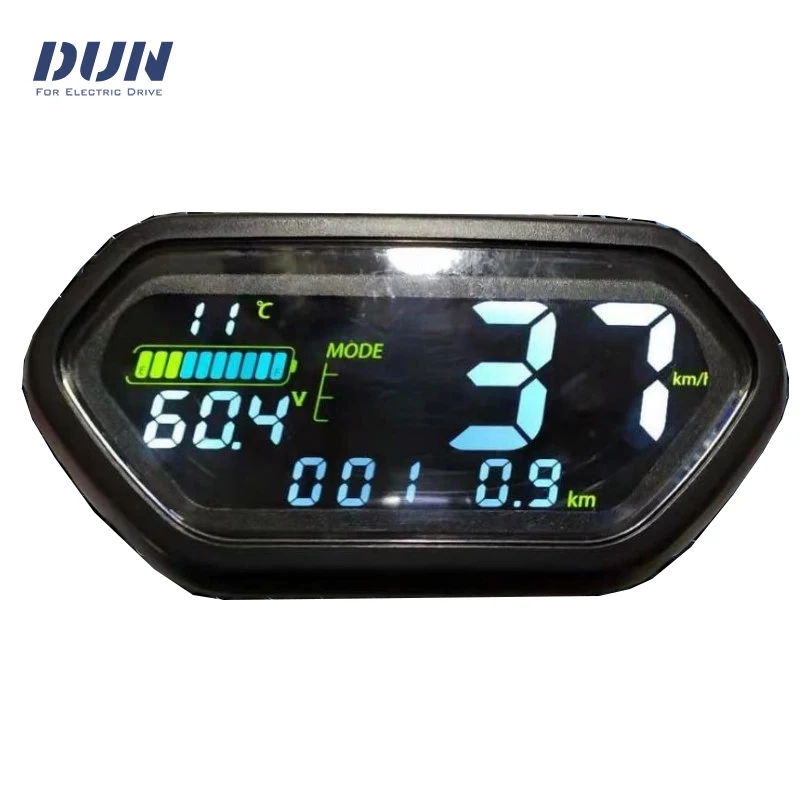 48V-144V Universal Phase/Hall/ ONE-LIN Speed Sensor LCD Speedometer Display For Electric Scooter Motorcycle