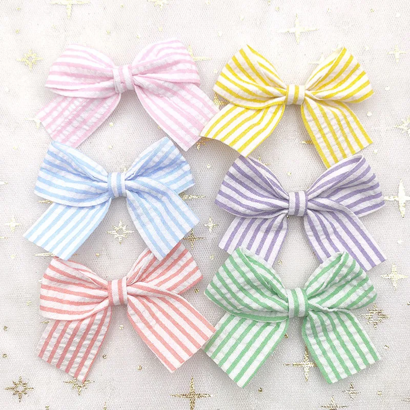 DIY Tie Shaped Appliques for Craft Clothes, Sewing Supplies, Hair Clip Accessories, Colorful Bow, 15 PCs/Lot