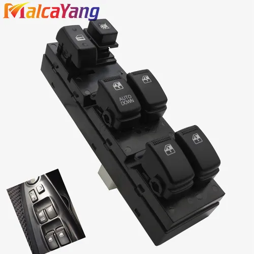 Imagen 2 del producto Para Hyundai Tucson 2004 2005 2006 2007 2008 2009 2010 botón de interruptor de elevación de ventana de vehículo eléctrico en el lado del conductor