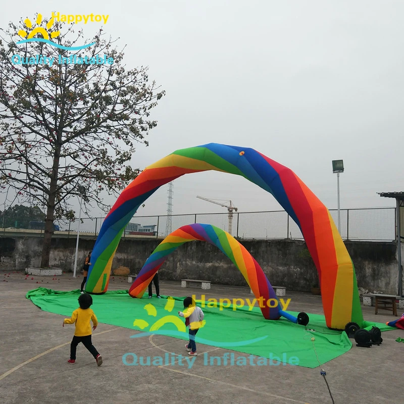 

New Arrival Decorative Cheap Popular Inflatable Rainbow Arch,Inflatable Tire Advertising,Inflatable Arch Rental