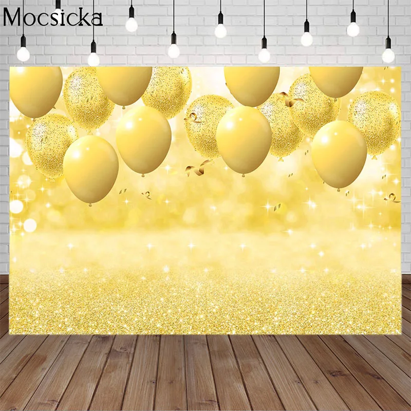 Mocsicka Luxus Ballon Fotografie Hintergrund Bokeh Glitter Geburtstag Hintergrund Photo Schießen Nach Foto Dekoration Requisiten
