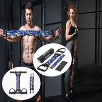 Chest Muscle Strength Expander， Sit Up Assist Resistance Band， Tension Puller  Multifunction Adjustable Latex Fitness Equipment