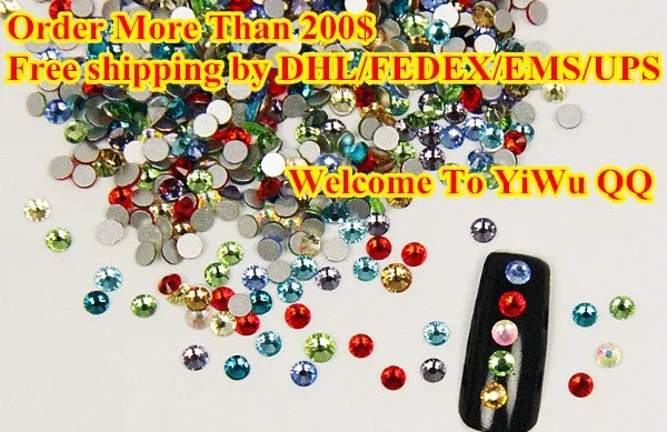 Super Glitter Crystal AB Non Hot Fix Rhinestones SS3-SS50 FlatBack Strass Sewing&Fabric Garment Nail Art Rhinestones Decorations