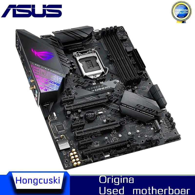 Imagem -02 - para Asus Prime Rog Strix Z390-e Jogos Z390 Desktop Original para Intel Z390e Ddr4 64gb Pci-e 3.0 Placa-mãe Lga 1151 M.2 Sata3