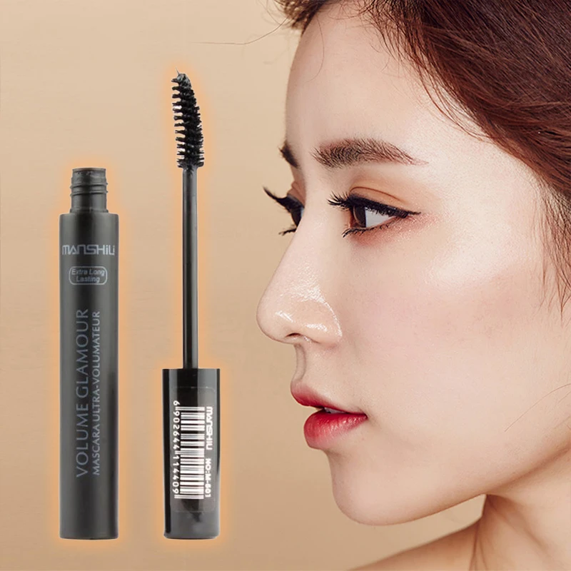 1 Pz Nero Opaco Mascara Ricci Ciglia Spesse Estensione Impermeabile Non Sbiadisce Crescita Delle Ciglia Trucco delle Donne Cosmetici TSLM1